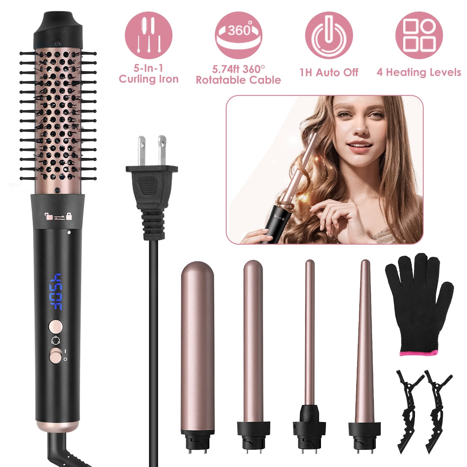 5-in-1 Hair Styling Wand