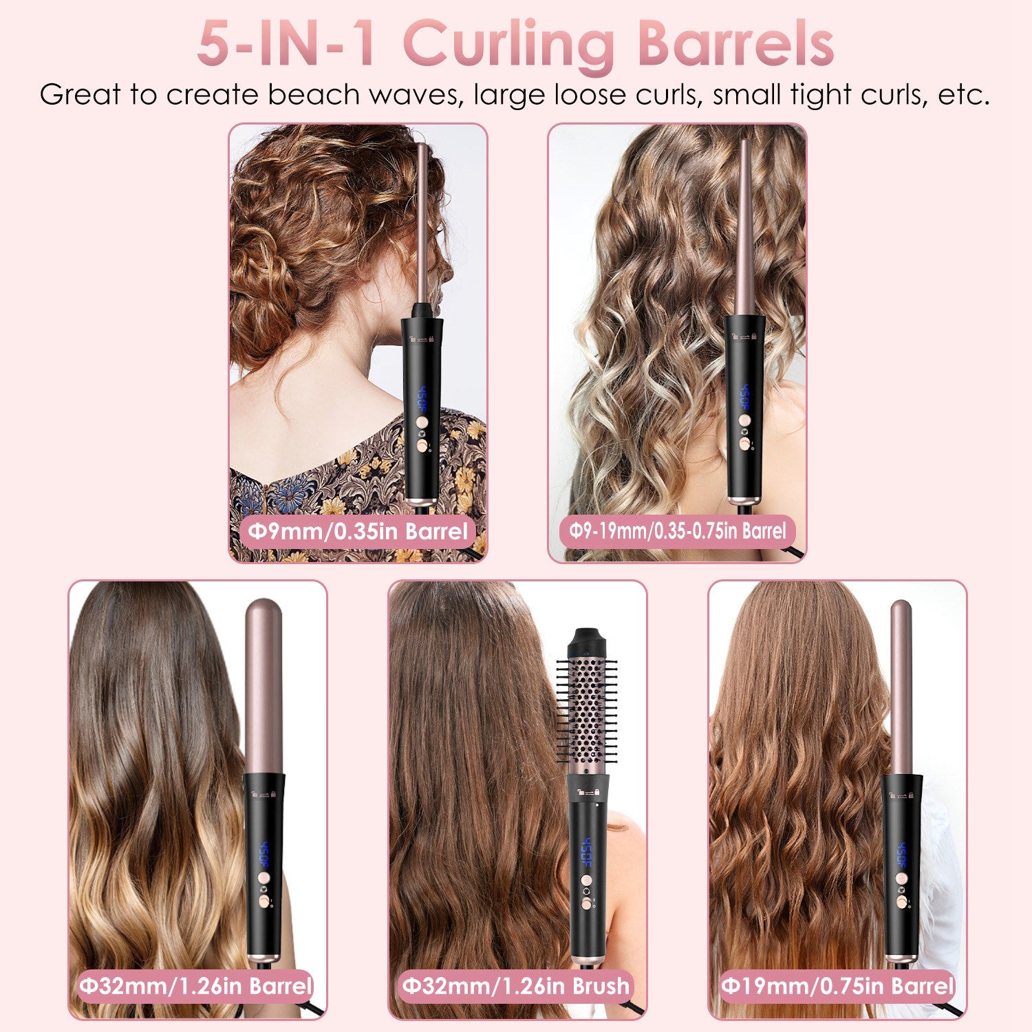 5-in-1 Hair Styling Wand